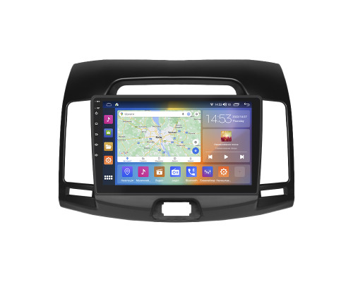 Штатная магнитола Lesko для Hyundai Avante IV 2006-2010 экран 9" 2/32Gb CarPlay 4G Wi-Fi GPS Prime