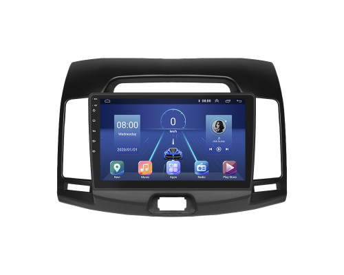 Штатная магнитола Lesko для Hyundai Avante IV 2006-2010 экран 9" 6/128Gb 4G Wi-Fi GPS Top