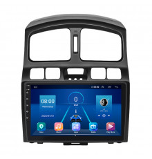 Штатная магнитола Lesko для Hyundai Santa Fe I 2000-2012 экран 9" 2/32Gb Wi-Fi GPS Base