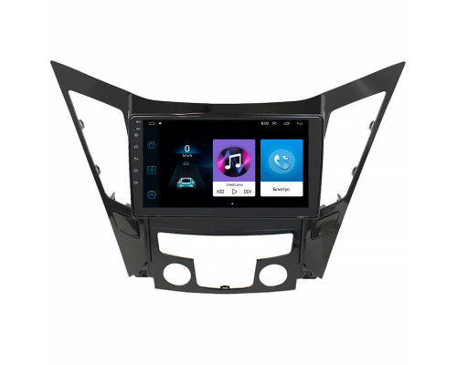 Штатная магнитола Lesko для Hyundai Sonata VI (YF) 2009-2014 экран 9" 1/16Gb Wi-Fi GPS Base