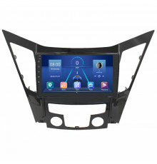 Штатная магнитола Lesko для Hyundai Sonata VI (YF) 2009-2014 экран 9" 2/32Gb 4G Wi-Fi GPS Top