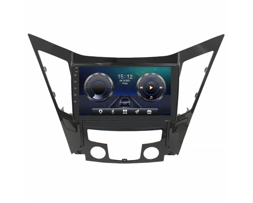 Штатная магнитола Lesko для Hyundai Sonata VI (YF) 2009-2014 экран 9" 4/64Gb 4G Wi-Fi GPS Top