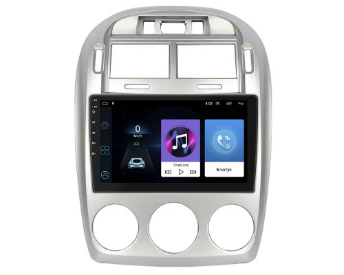 Штатная магнитола Lesko для Kia Cerato I Manual AC 2003-2007 экран 9" 1/16Gb Wi-Fi GPS Base