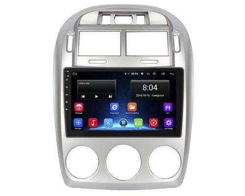 Штатная магнитола Lesko для Kia Cerato I Manual AC 2003-2007 экран 9" 2/32Gb Wi-Fi GPS Base