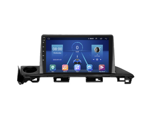 Штатная магнитола Lesko для Mazda 6 III (GJ) Рестайлинг 2015-2018 экран 9" 2/32Gb 4G Wi-Fi GPS Top