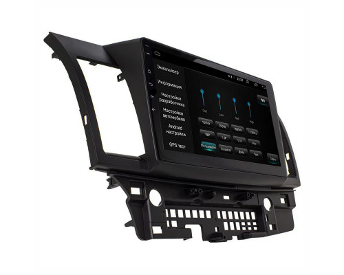 Штатная магнитола Lesko для Mitsubishi Lancer Evolution X 2007-2016 экран 10" 1/16Gb Wi-Fi GPS Base