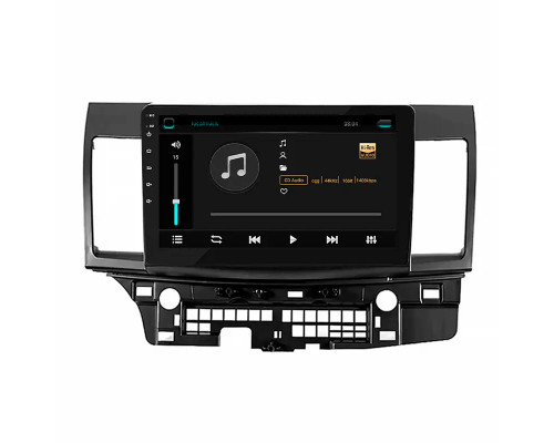 Штатная магнитола Lesko для Mitsubishi Lancer Evolution X 2007-2016 экран 10" 6/128Gb 4G Wi-Fi GPS Top