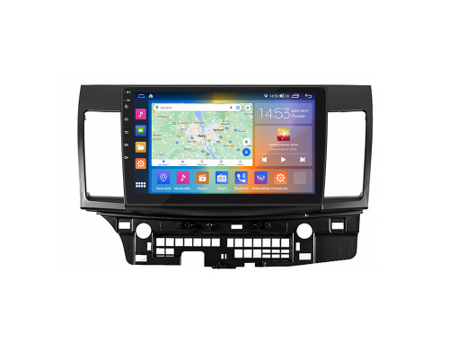 Штатная магнитола Lesko для Mitsubishi Lancer X 2007-2010 экран 10" 4/64Gb CarPlay 4G Wi-Fi GPS Prime