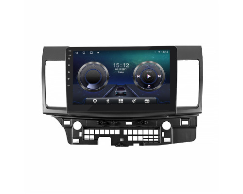 Штатная магнитола Lesko для Mitsubishi Lancer X Рестайлинг 2 2015-2017 экран 10" 4/64Gb 4G Wi-Fi GPS Top
