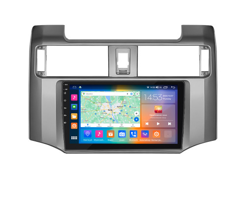 Штатная магнитола Lesko для Toyota 4Runner V 2009-2013 экран 9" 2/32Gb CarPlay 4G Wi-Fi GPS Prime