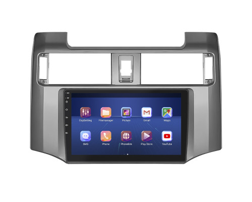Штатная магнитола Lesko для Toyota 4Runner V 2009-2013 экран 9" 6/128Gb 4G Wi-Fi GPS Top