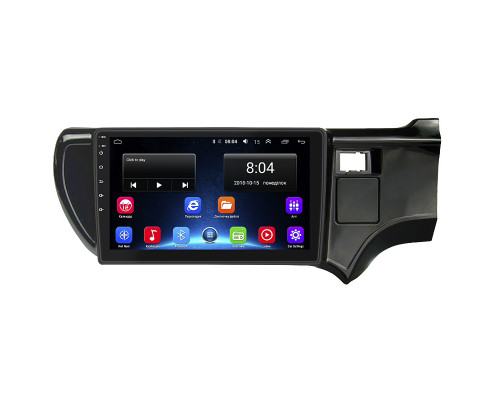 Штатная магнитола Lesko для Toyota Aqua I right wheel 2011-2021 экран 9" 2/32Gb Wi-Fi GPS Base