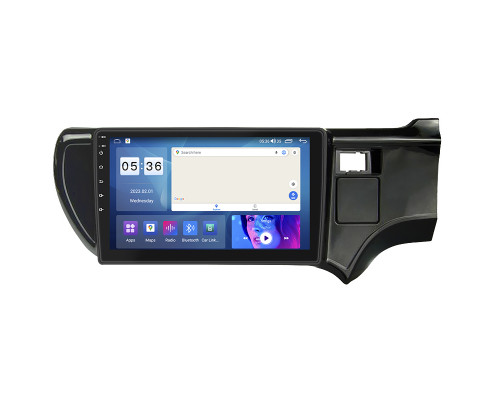 Штатная магнитола Lesko для Toyota Aqua I right wheel 2011-2021 экран 9" 4/64Gb CarPlay 4G Wi-Fi GPS Prime