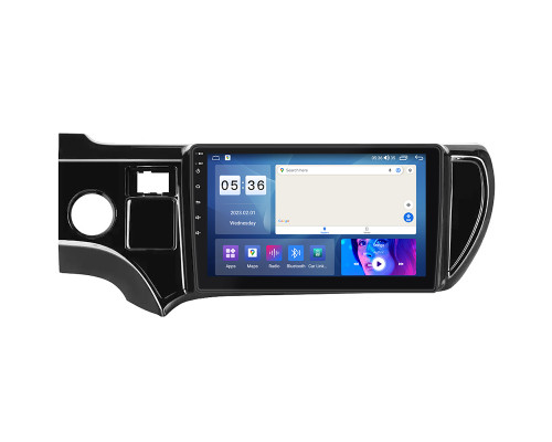 Штатная магнитола Lesko для Toyota Aqua I Рестайлинг 2 2017-2021 экран 9" 4/64Gb CarPlay 4G Wi-Fi GPS Prime