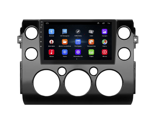 Штатная магнитола Lesko для Toyota FJ Cruiser  2006-н.в. экран 9" 2/32Gb Wi-Fi GPS Base