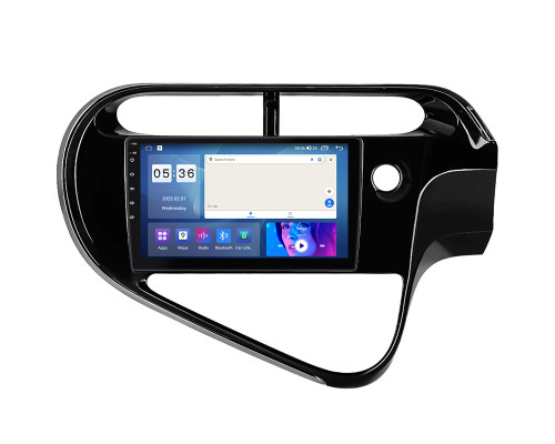 Штатная магнитола Lesko для Toyota Prius c I Рестайлинг 2015-н.в. экран 9" 2/32Gb CarPlay 4G Wi-Fi GPS Prime