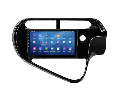 Штатная магнитола Lesko для Toyota Prius c I Рестайлинг 2015-н.в. экран 9" 2/32Gb CarPlay 4G Wi-Fi GPS Prime