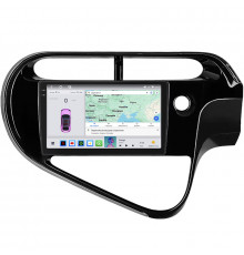 Штатная магнитола Lesko для Toyota Prius c I Рестайлинг 2015-н.в. экран 9" 4/64 QLED CarPlay 4G Wi-Fi GPS 360 Prime