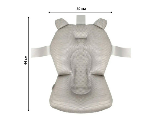 Матрасик коврик для ребенка в ванночку с креплениями Bestbaby 330P Blue Stars