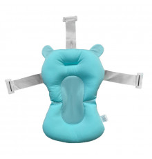 Матрасик коврик для ребенка в ванночку с креплениями Bestbaby 340 Blue Bears