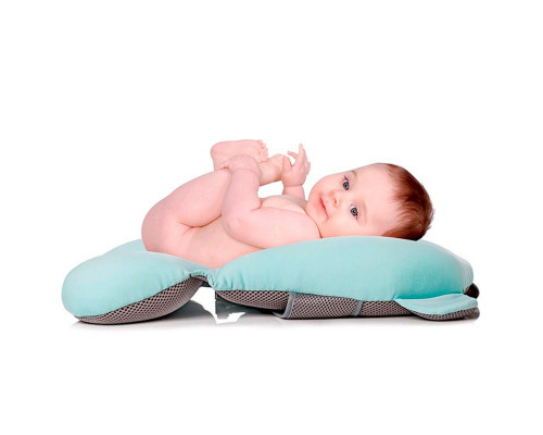 Матрасик коврик для ребенка в ванночку с креплениями Bestbaby 340 Blue Bears