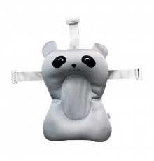 Матрасик коврик для ребенка в ванночку с креплениями Bestbaby 340 Gray Raccoon