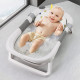 Матрасик коврик для ребенка в ванночку с креплениями Bestbaby 340 White Crown