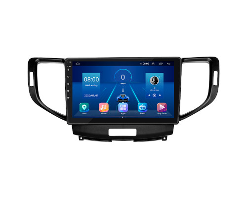 Штатная магнитола Lesko для Acura TSX II 2008-2014 экран 9" 4/32Gb 4G Wi-Fi GPS Top
