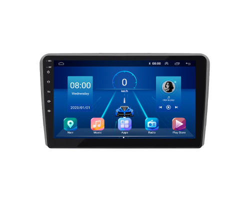 Штатная магнитола Lesko для Audi S3 II (8P) 2006-2008 экран 9" 6/128Gb 4G Wi-Fi GPS Top