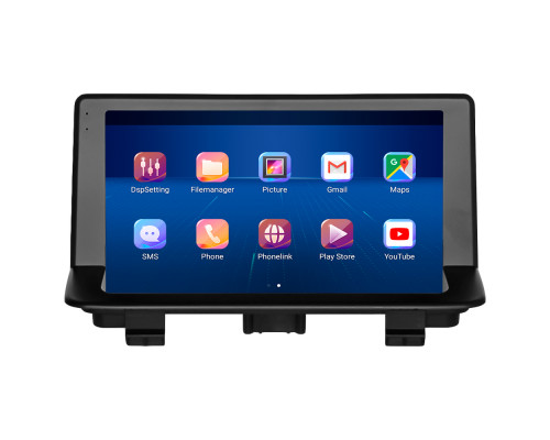 Штатная магнитола Lesko для Audi RS Q3 I (8U) Рестайлинг 2015-2018 экран 9" 4/32Gb 4G Wi-Fi GPS Top