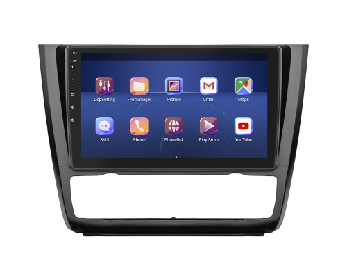 Штатная магнитола Lesko для BMW 1 серии I (E81/E82/E87/E88) Рестайлинг 2007-2011 экран 9" 4/32Gb 4G Wi-Fi GPS Top