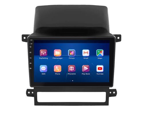 Штатная магнитола Lesko для Chevrolet Captiva I 2006-2011 экран 9" 4/32Gb 4G Wi-Fi GPS Top