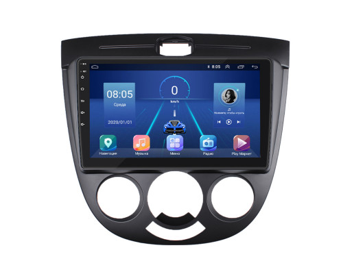 Штатная магнитола Lesko для Chevrolet Nubira  2003-2010 экран 9" 4/32Gb 4G Wi-Fi GPS Top