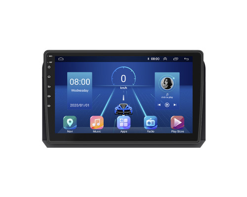 Штатная магнитола Lesko для Fiat Croma II Рестайлинг 2008-2011 экран 9" 4/32Gb 4G Wi-Fi GPS Top