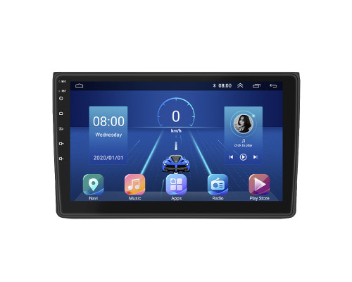 Штатная магнитола Lesko для Fiat Ducato II 2006-2011 экран 9" 4/32Gb 4G Wi-Fi GPS Top