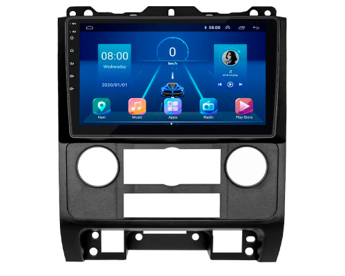 Штатная магнитола Lesko для Ford Escape I Рестайлинг 2 2007-2012 экран 9" 4/32Gb 4G Wi-Fi GPS Top