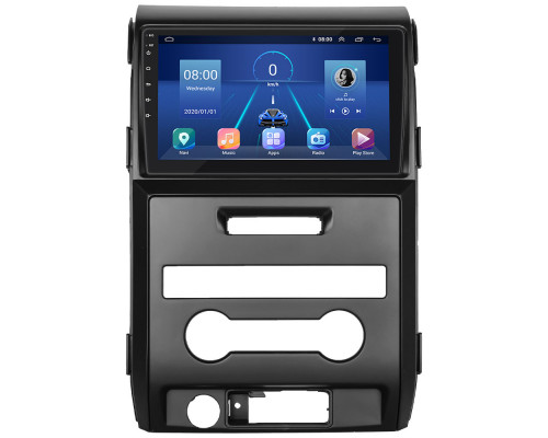 Штатная магнитола Lesko для Ford F-150 XII Auto AC 2008-2014 экран 9" 4/32Gb 4G Wi-Fi GPS Top