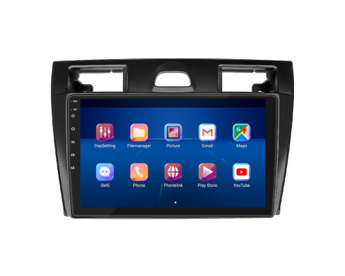 Штатная магнитола Lesko для Ford Fiesta Mk5 2002-2008 экран 9" 4/32Gb 4G Wi-Fi GPS Top