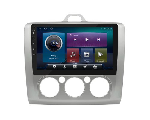 Штатная магнитола Lesko для Ford Focus II (North America) 2007-2010 экран 9" 4/32Gb 4G Wi-Fi GPS Top