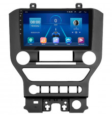 Штатная магнитола Lesko для Ford Mustang VI Рестайлинг 2017-н.в. экран 9" 4/32Gb 4G Wi-Fi GPS Top