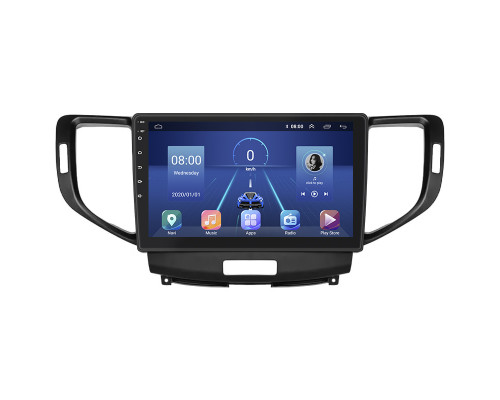 Штатная магнитола Lesko для Honda Accord VIII 2007-2011 экран 9" 4/32Gb 4G Wi-Fi GPS Top