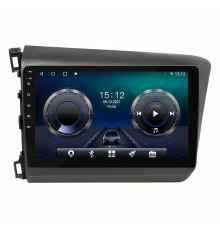 Штатная магнитола Lesko для Honda Civic IX 2011-2015 экран 9" 4/32Gb 4G Wi-Fi GPS Top