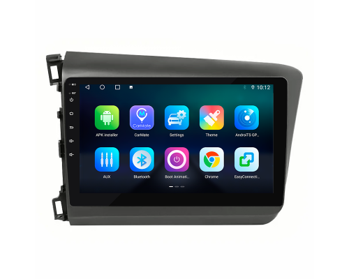 Штатная магнитола Lesko для Honda Civic IX 2011-2015 экран 9" 4/32Gb 4G Wi-Fi GPS Top