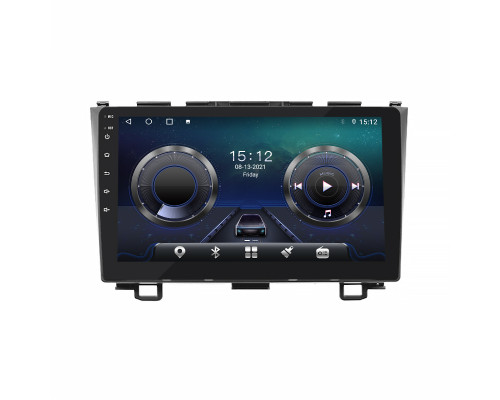 Штатная магнитола Lesko для Honda CR-V III Рестайлинг 2009-2012 экран 9" 4/32Gb 4G Wi-Fi GPS Top