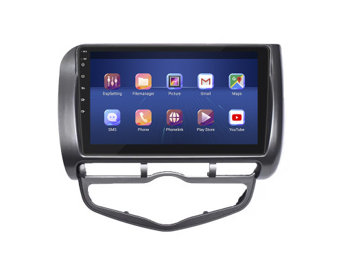 Штатная магнитола Lesko для Honda Jazz I 2001-2005 экран 9" 4/32Gb 4G Wi-Fi GPS Top