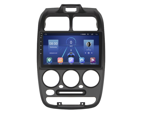 Штатная магнитола Lesko для Hyundai Accent II 1999-2012 экран 9" 4/32Gb 4G Wi-Fi GPS Top