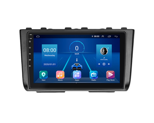 Штатная магнитола Lesko для Hyundai Creta I Рестайлинг 2020-2021 экран 9" 4/32Gb 4G Wi-Fi GPS Top