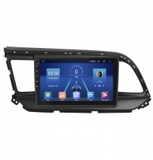 Штатная магнитола Lesko для Hyundai Elantra VI (AD) Рестайлинг ver 2 2018-2020 экран 9" 4/32Gb 4G Wi-Fi GPS Top