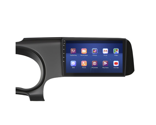 Штатная магнитола Lesko для Hyundai i10 III 2019-н.в. экран 9" 4/32Gb 4G Wi-Fi GPS Top