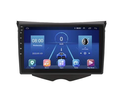 Штатная магнитола Lesko для Hyundai Veloster I 2011-2015 экран 9" 4/32Gb 4G Wi-Fi GPS Top